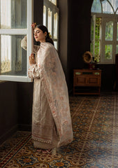 3-PC Unstitched Embroidered Karandi By Kahf Premium | KKH-09 CELESTIAL