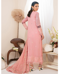 3-PC Unstitched Embroidered Swiss Voil By Johra | JS - 13