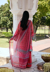 3-PC Unstitched Digital Printed Lawn Aangan By Kahf | TABEER