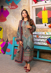 AJAR-01 - 3Piece - Aira Summer Print Collection By Asim Jofa