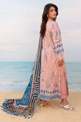 NS-132 | 3PC Unstitched Embroidered Lawn Collection Gardenia By Nureh