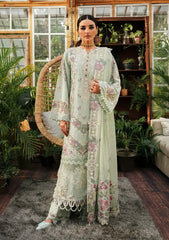 KLE-01A Margarita | 3PC Unstitched Suit Luxury Lawn By Kahf Premium