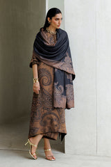 Digital Printed Viscose Silk Shirt & Trouser  by Baroque