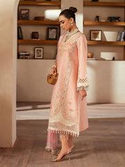 91-B | 3Pc Unstitched Suit Luxury Lawn Mehroze By Binilyas