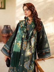 94 - A | 3Pc Unstitched Suit Luxury Lawn Mehroze By Binilyas