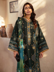 94 - A | 3Pc Unstitched Suit Luxury Lawn Mehroze By Binilyas