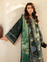 94 - A | 3Pc Unstitched Suit Luxury Lawn Mehroze By Binilyas