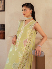 94 - B | 3Pc Unstitched Suit Luxury Lawn Mehroze By Binilyas