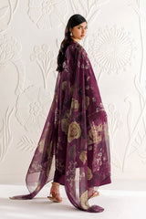 3-PC Unstitched Embroidered Exclusive Lawn By Iznik | UE-691
