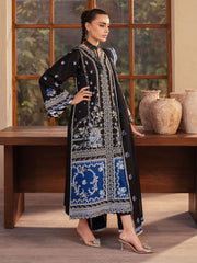 95 - B | 3Pc Unstitched Suit Luxury Lawn Mehroze By Binilyas