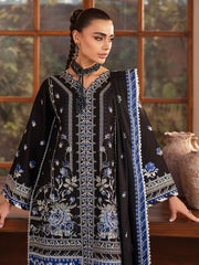 95 - B | 3Pc Unstitched Suit Luxury Lawn Mehroze By Binilyas