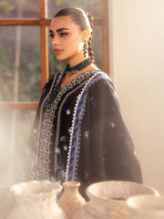 95 - B | 3Pc Unstitched Suit Luxury Lawn Mehroze By Binilyas