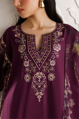 3-PC Unstitched Embroidered Exclusive Lawn By Iznik | UE-691