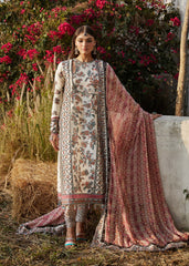 ELARA | 3PC Unstitched Eid Luxury Lawn By Hussain Rehar