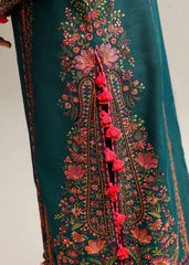 Teal | 3PC - Unstitched Shawl Khaddar By Hussain Rehar