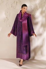 3-PC Unstitched Embroidered Viscose Silk By Baroque | UF-4291