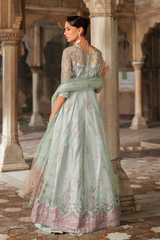 3-PC Unstitched Printed Charmeuse Printed Formals By Iznik | UE-553
