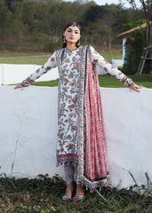 ELARA | 3PC Unstitched Eid Luxury Lawn By Hussain Rehar