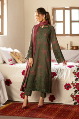 IPK-05 | Unstitched Suit Printed Slub Khaddar Premium Winter By iznik Fashion