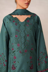 3-PC Unstitched Embroidered Exclusive Lawn By Iznik | UE-626