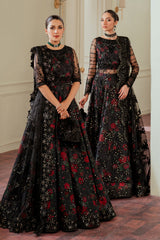 3-PC Unstitched Embroidered Chiffon By Baroque | CH13-05
