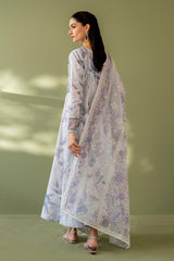 3-PC Unstitched Embroiderd Lawn By Baroque | UF-4173