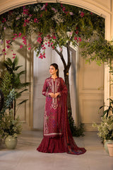 Unstitched 3-PC Embroidered Lawn Vital Collection By Sobia Nazir - VT25-9A