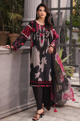 3-PC Charizma Combination Lawn Shirt with Printed Chiffon Dupatta CCS4-06