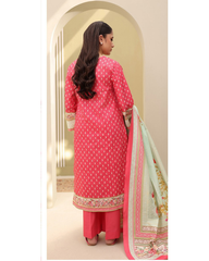 3-PC unstitched Printed Lawn By Zellbury | 0326