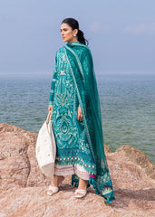 Elaheh (A) | 3PC Unstitched Lawn Siraa By Sadaf Fawad Khan