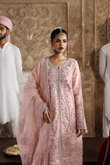 3-PC Unstitched Chffon Embroidered Romansiyyah By Emaan Adeel | GULSHEEN