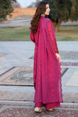 RZ - 152 | 3PC Unstitched Suit Chikankari Lawn Rozeria By Johra