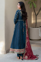 Unstitched 3-PC Shahkar Embroidered Luxury Lawn By Jazmin | SL25-D3