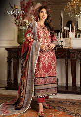 AJIW-02 - 3Piece - Winter Shawl By Asim Jofa