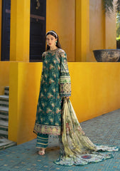 ETS-07A STAY CURIOUS | 3PC Unstitched Suit Embroidered Lawn Signature By Elaf Premium