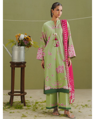3-PC Unstitched Digital Prints Coco By Zara Shahjahan | Riya-2B