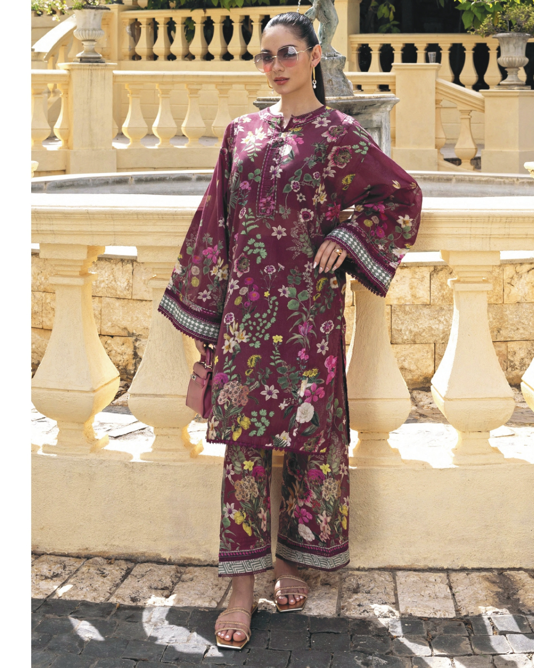2-PC Stitched Printed Lawn Ready To Wear By Elaf Premium | EPV-4A