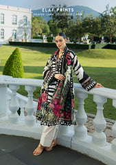 EPE-02A | 3PC Unstitched Suit Digital Printed Lawn Prints By Elaf Premium