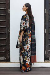 Digital Printed Viscose Silk Shirt & Shalwar by Baroque