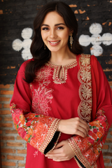 RE4-01 | 3PC Unstitched Signature Lawn Ramadan Edit By Charizma