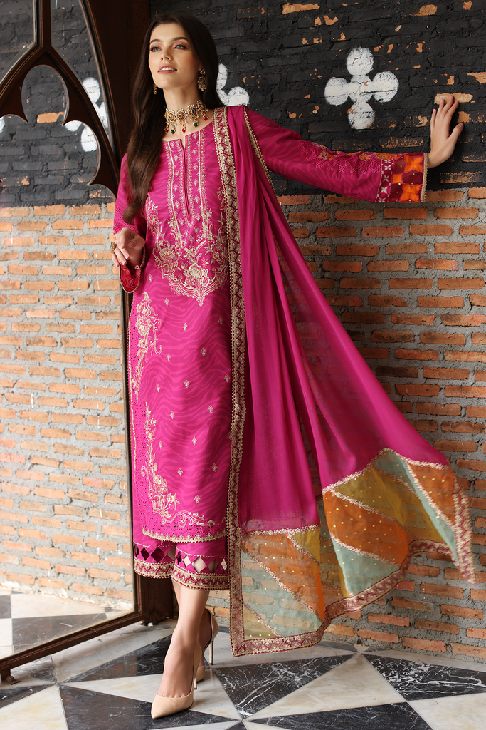 RE4-07 | 3PC Unstitched Signature Lawn Ramadan Edit By Charizma