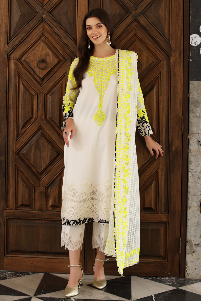 RE4-08 | 3PC Unstitched Signature Lawn Ramadan Edit By Charizma