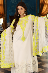 RE4-08 | 3PC Unstitched Signature Lawn Ramadan Edit By Charizma