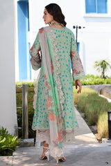 CRS4-11 | 3PC Unstitched Embroidered Lawn Reem By Charizma