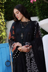 CRS4-19 | 3PC Unstitched Suit Embroidered Lawn Collection Reem By Charizma