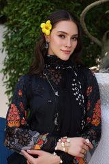CRS4-19 | 3PC Unstitched Suit Embroidered Lawn Collection Reem By Charizma