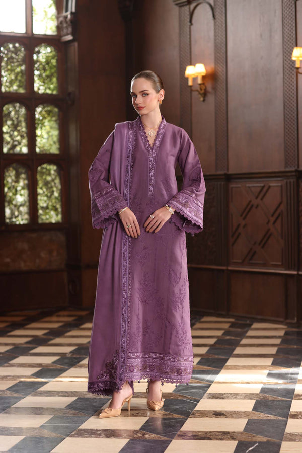 3-PC Unstitched Printed Khaddar Noor By Saadia Asad | Serenity