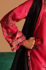 CMW4-6 | 3Pc Unstitched Suit Winter Emb Printed Acrylic Viscose Miraas By Charizma