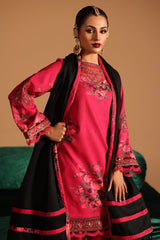 CMW4-6 | 3Pc Unstitched Suit Winter Emb Printed Acrylic Viscose Miraas By Charizma
