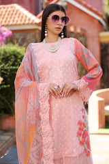 CRS4-14 | 3PC Unstitched Embroidered Lawn Reem By Charizma